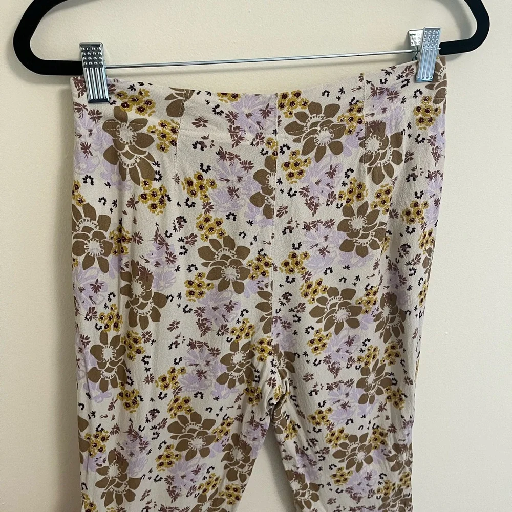 Free People Can't Take My Eyes Off You Floral Flare Pants, XS - Picture 6 of 16